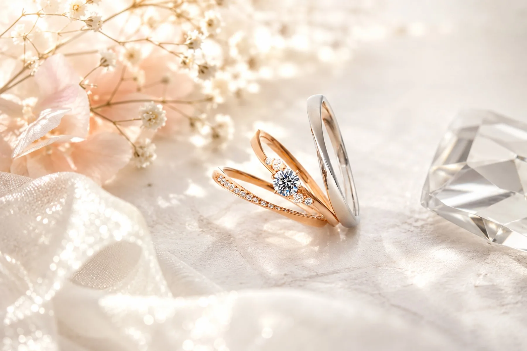 エメルワール ロベージ（Lovage）のセットリング - TAKEUCHI BRIDAL 福井・開発本店で試着できるブライダルリング