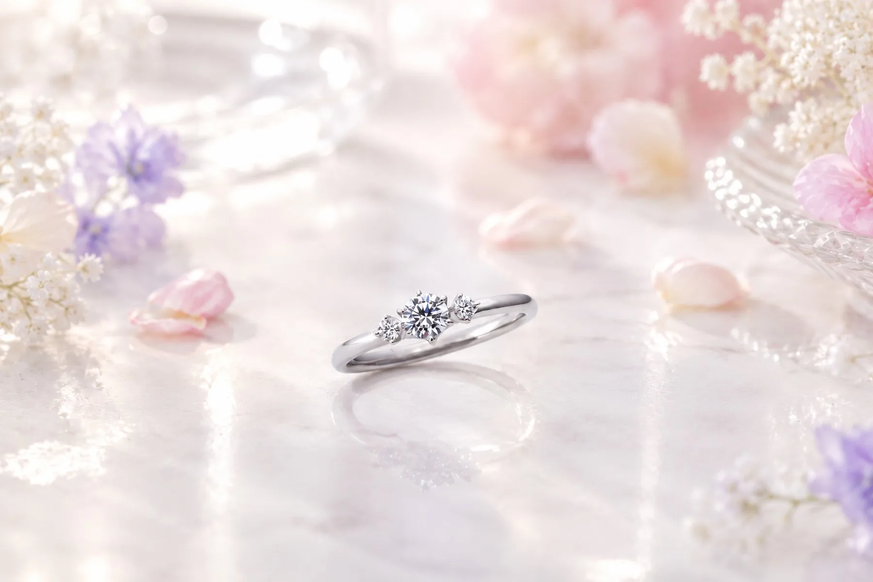 エメルワール パルマローザ(Palmarosa)の婚約指輪 - ヴェルティー 山形店で試着できるブライダルリング