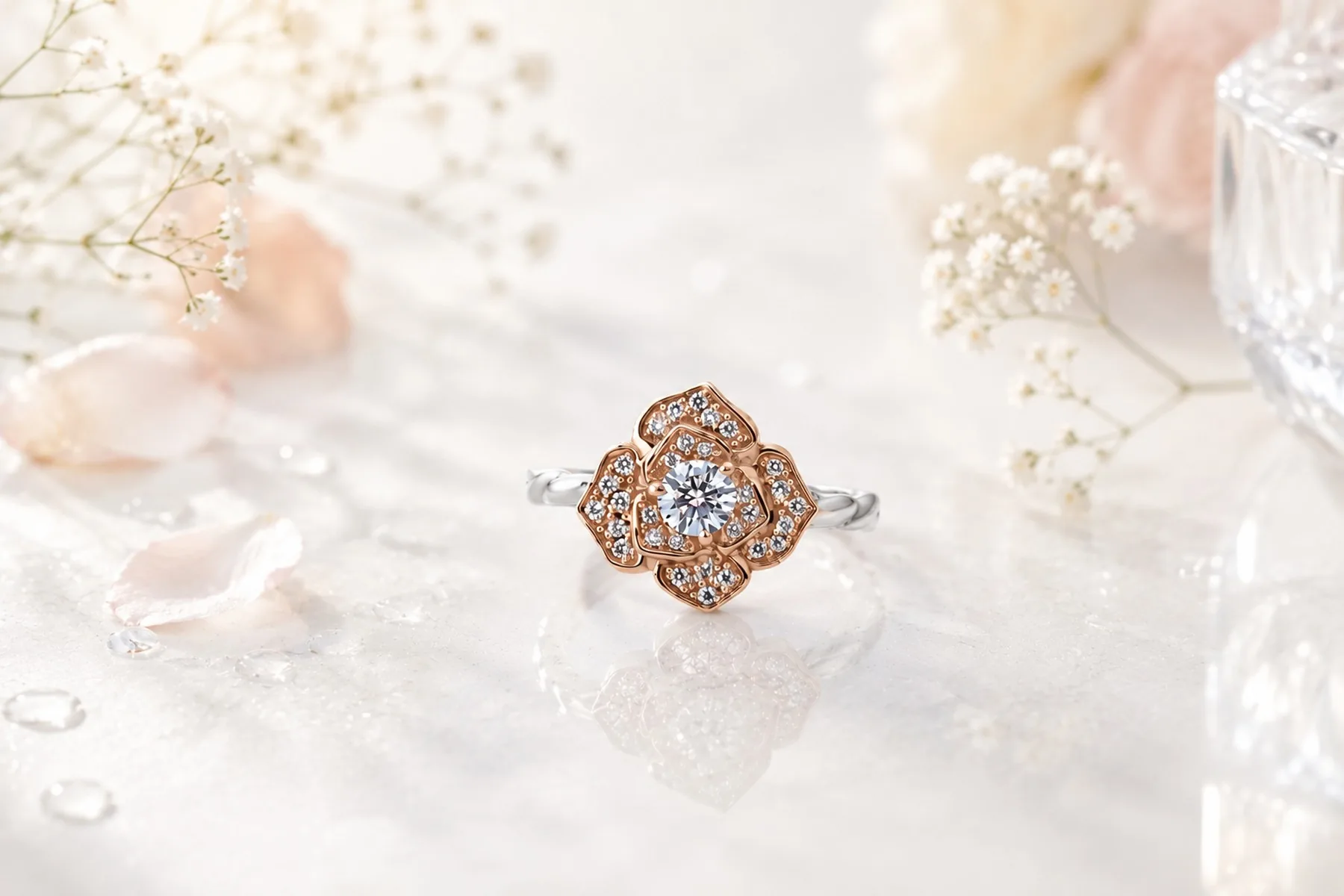 エメルワール ローズアブソリュート（Rose absolute）の婚約指輪 - WEDY 仙台一番町店で試着できるブライダルリング